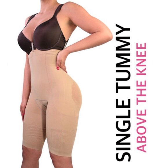Other - Happy Butt No. 7 Seamless Tummy Control Shapewear Bodysuit – Nude